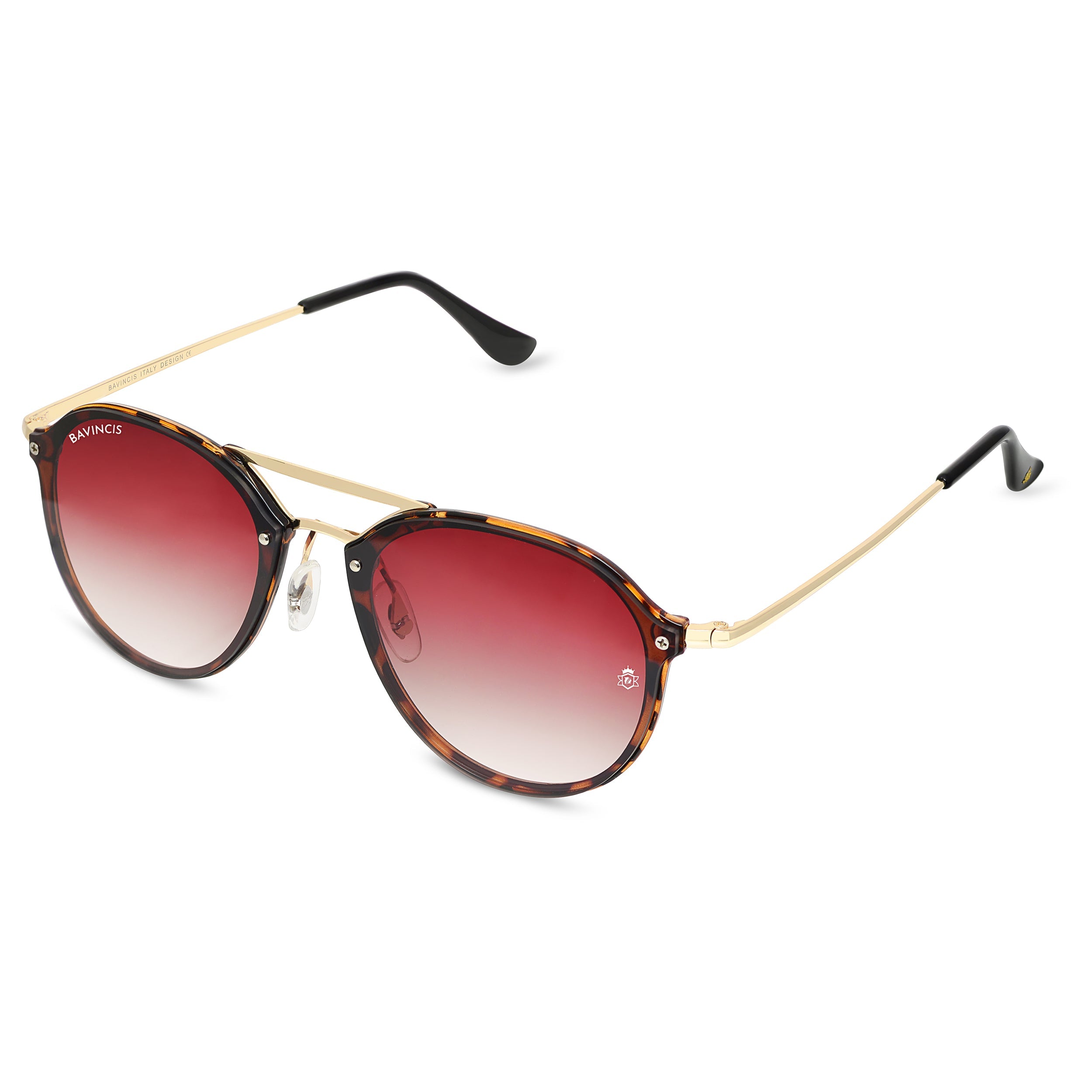 Bavincis Walker Gold And Brown Gradient Edition Sunglasses - BAVINCIS