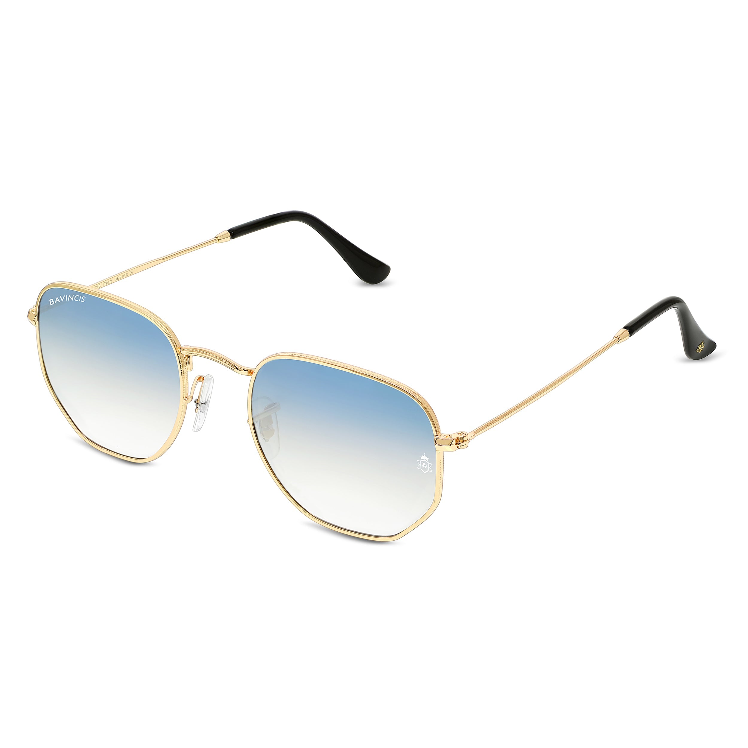 Bavincis Gemini Gold And Blue Gradient Edition Sunglasses