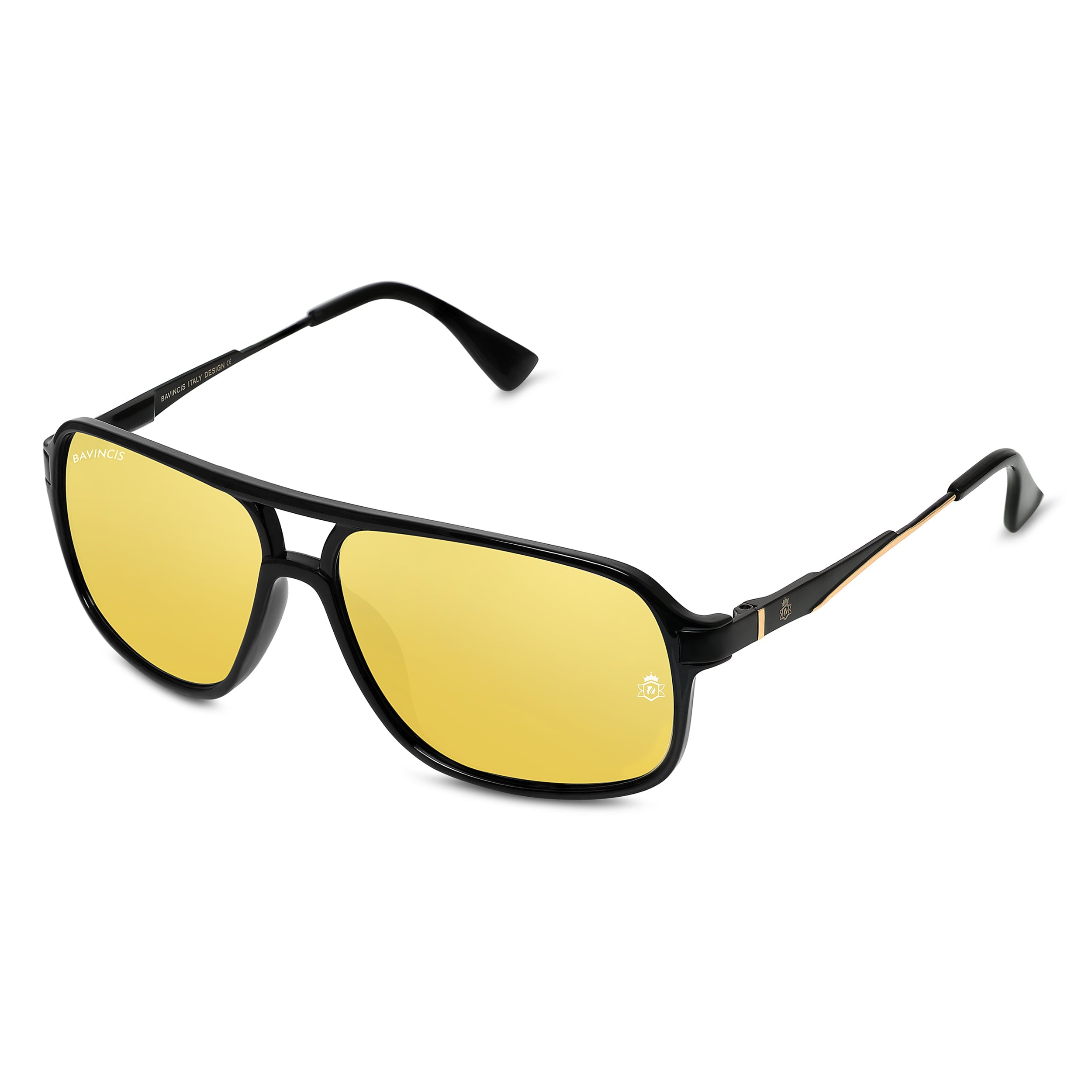 Bavincis Rebel Black And Yellow Edition Sunglasses - BAVINCIS