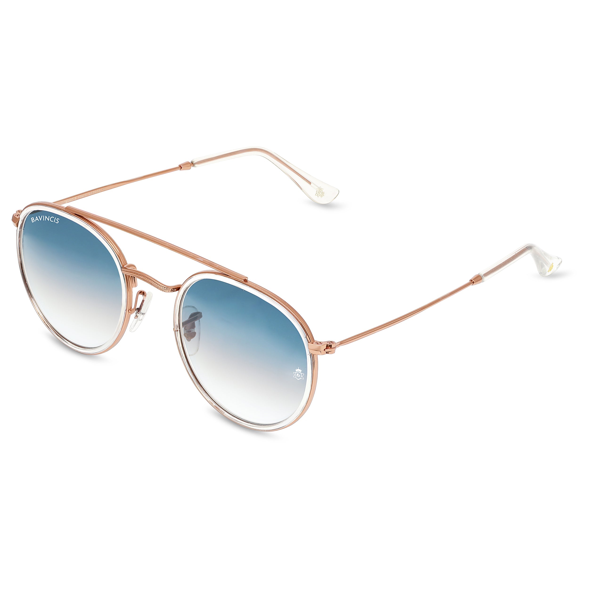 Bavincis Joyce Rose Gold And Grey Gradient Edition sunglasses