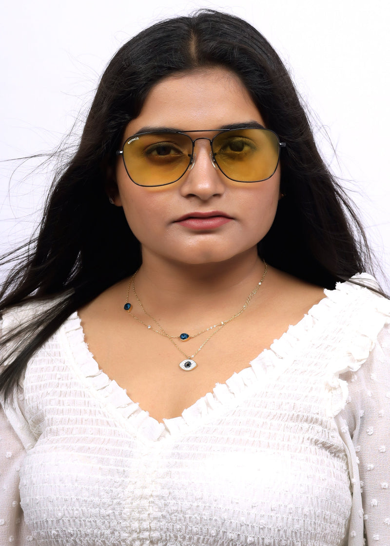 Bavincis Carloz Black And Yellow Edition Sunglasses