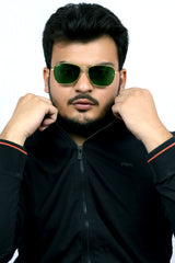 Bavincis Carloz Gold And Green Edition Sunglasses