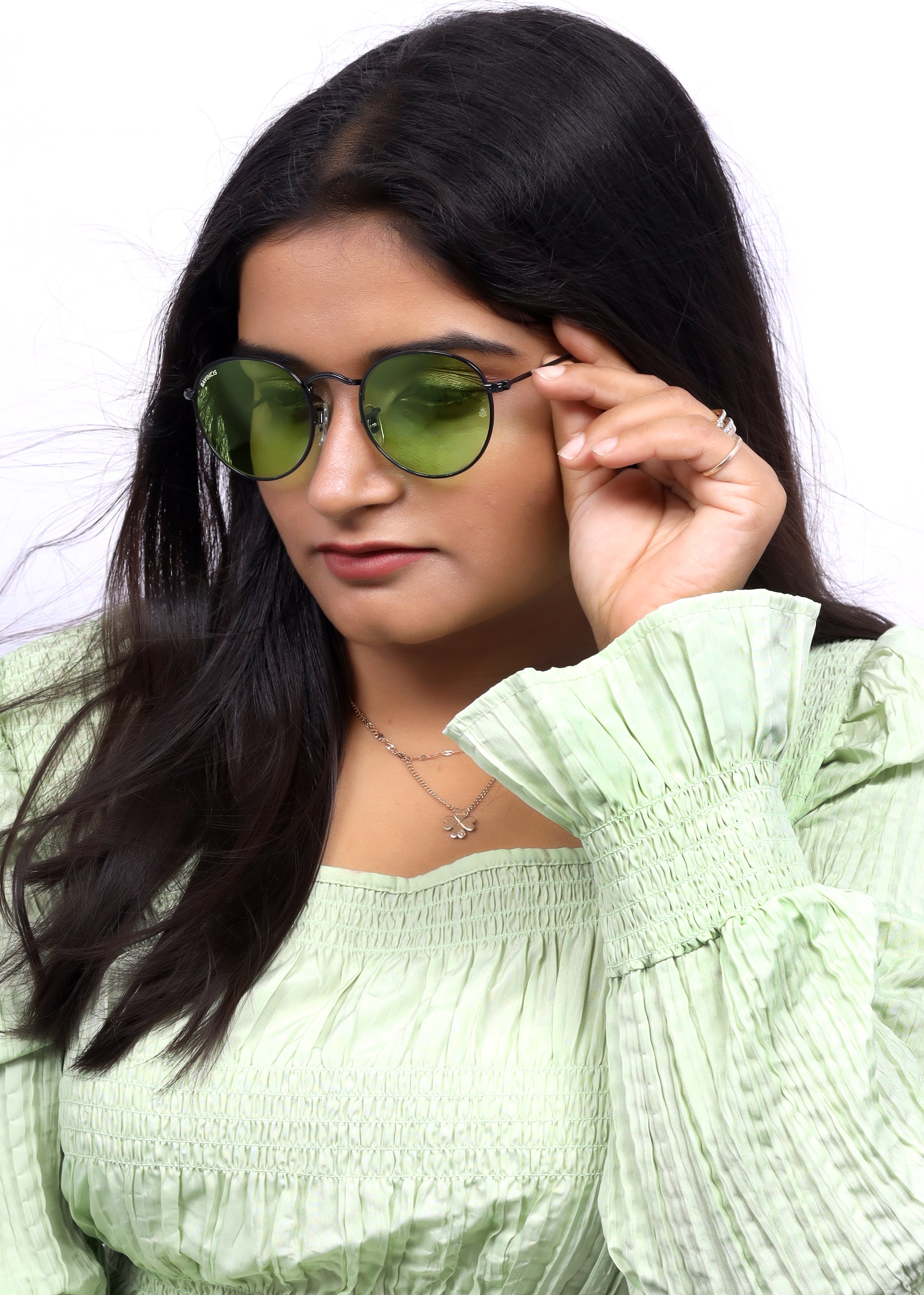 Bavincis Asmara Black And Green Edition Sunglasses