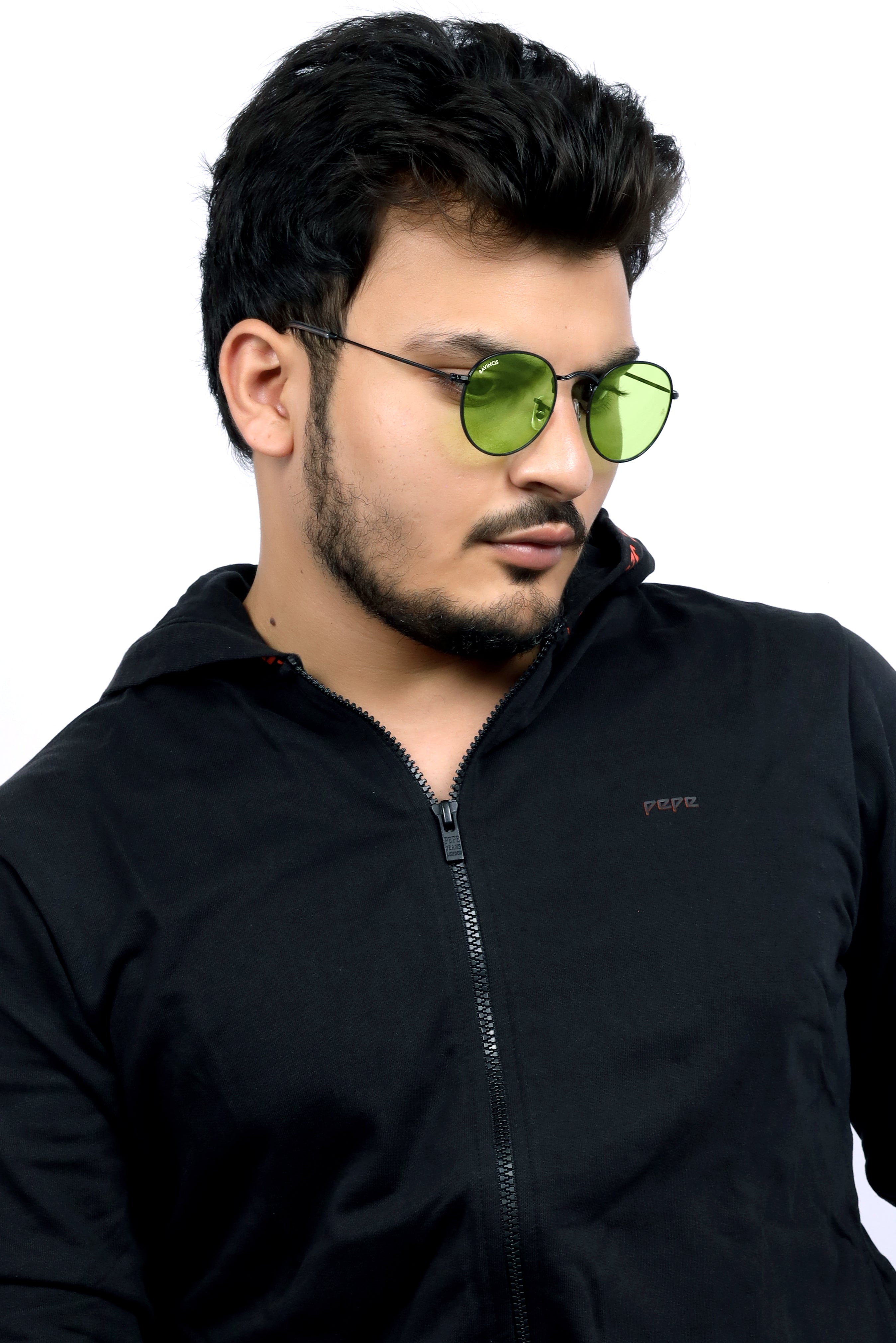 Bavincis Asmara Black And Green Edition Sunglasses