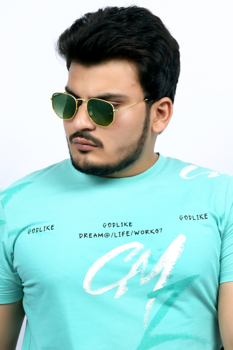 Bavincis Gemini Gold And Green Gradient Edition Sunglasses