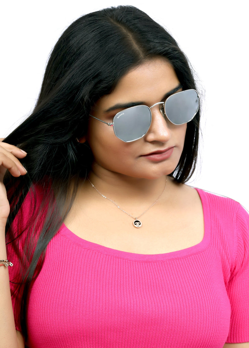 Bavincis Gemini Silver And Silver Mercury Edition Sunglasses