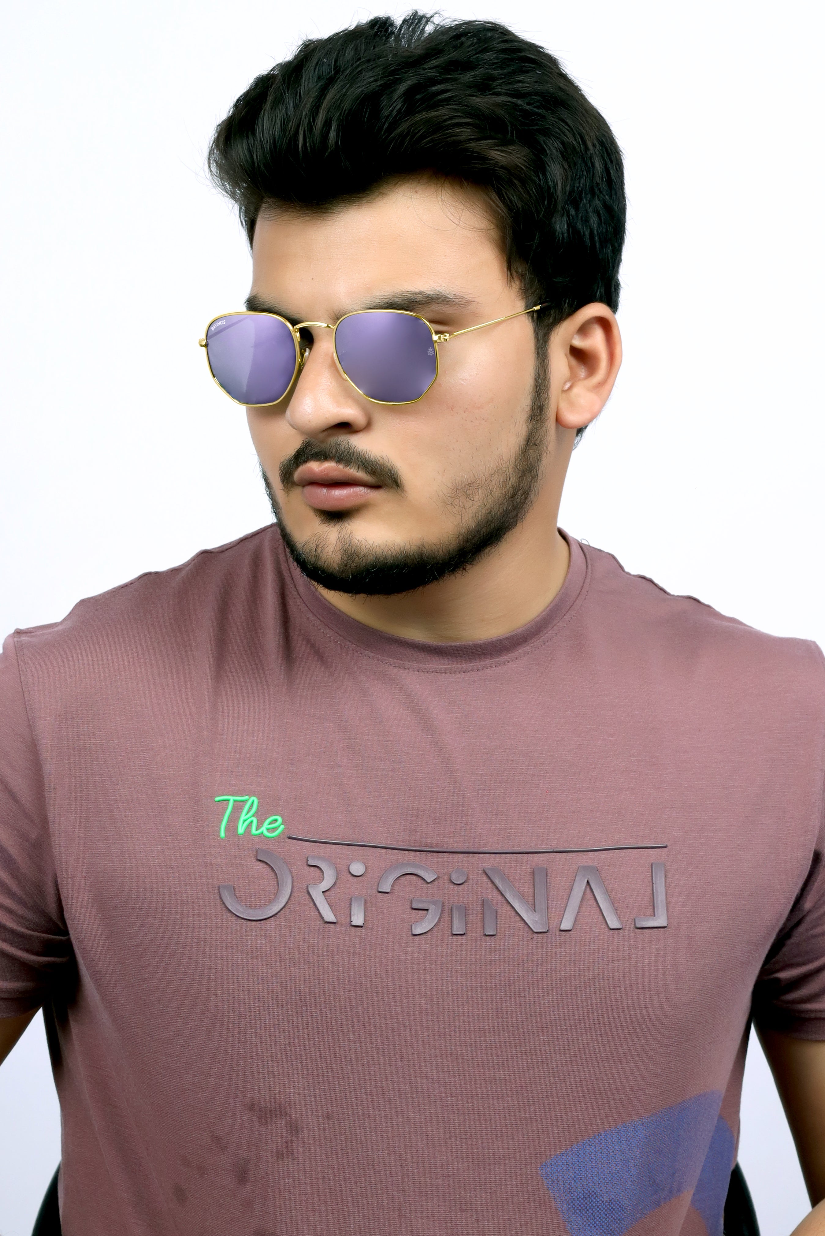 Bavincis Gemini Gold And Violet  Edition Sunglasses