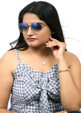 Bavincis Cooper Gold And Blue Gradient Edition Sunglasses