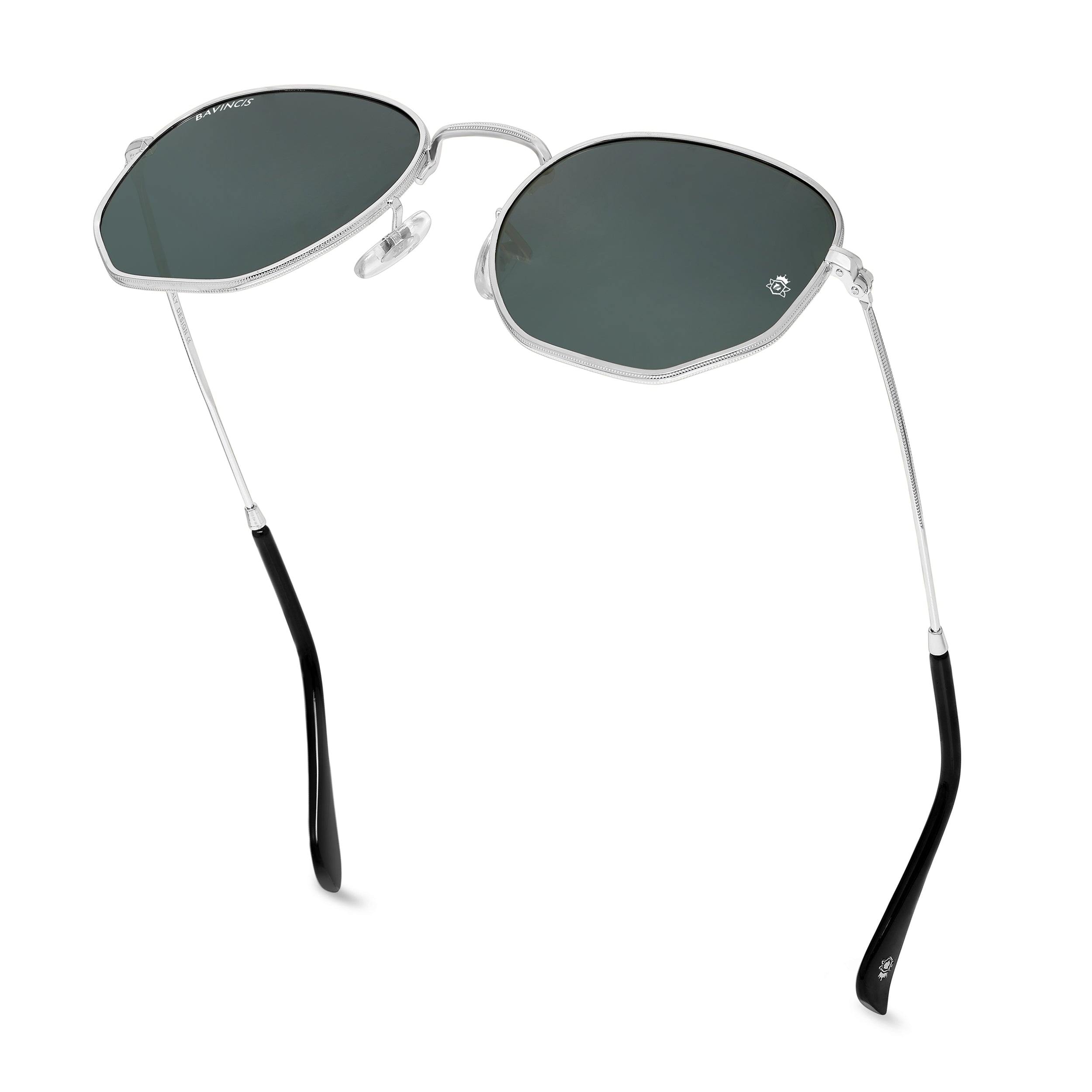 Bavincis Gemini Silver And Black Edition Sunglasses