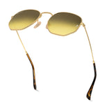 Bavincis Gemini Gold And Green Gradient Edition Sunglasses