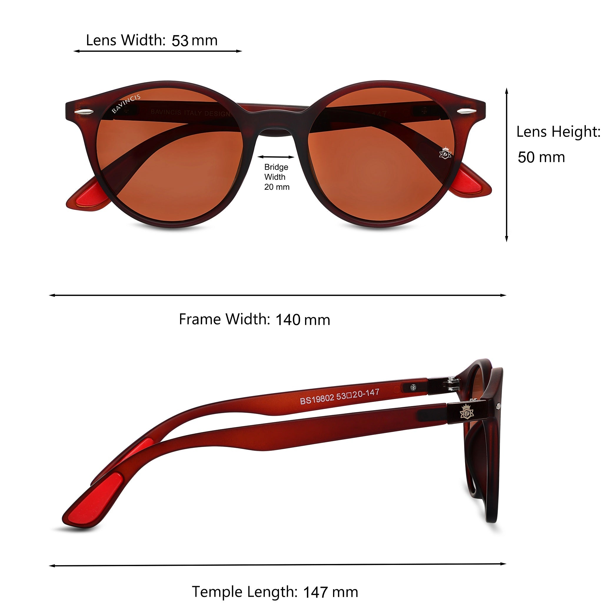 Bavincis Groovi Brown And Brown Edition Sunglasses - BAVINCIS