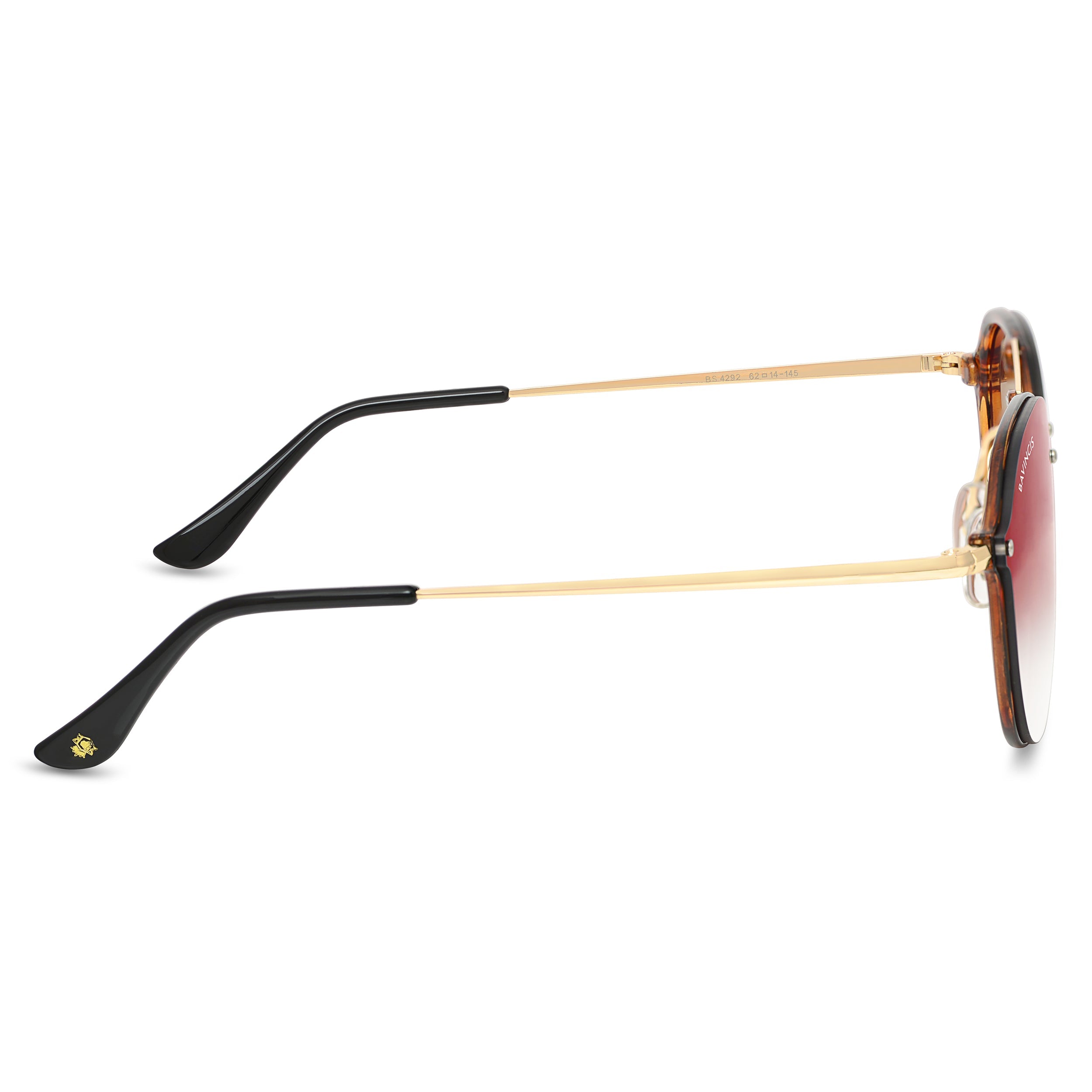 Bavincis Walker Gold And Brown Gradient Edition Sunglasses - BAVINCIS