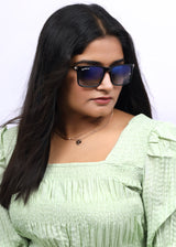 Bavincis Milano Black And Blue Gradient Edition Sunglasses