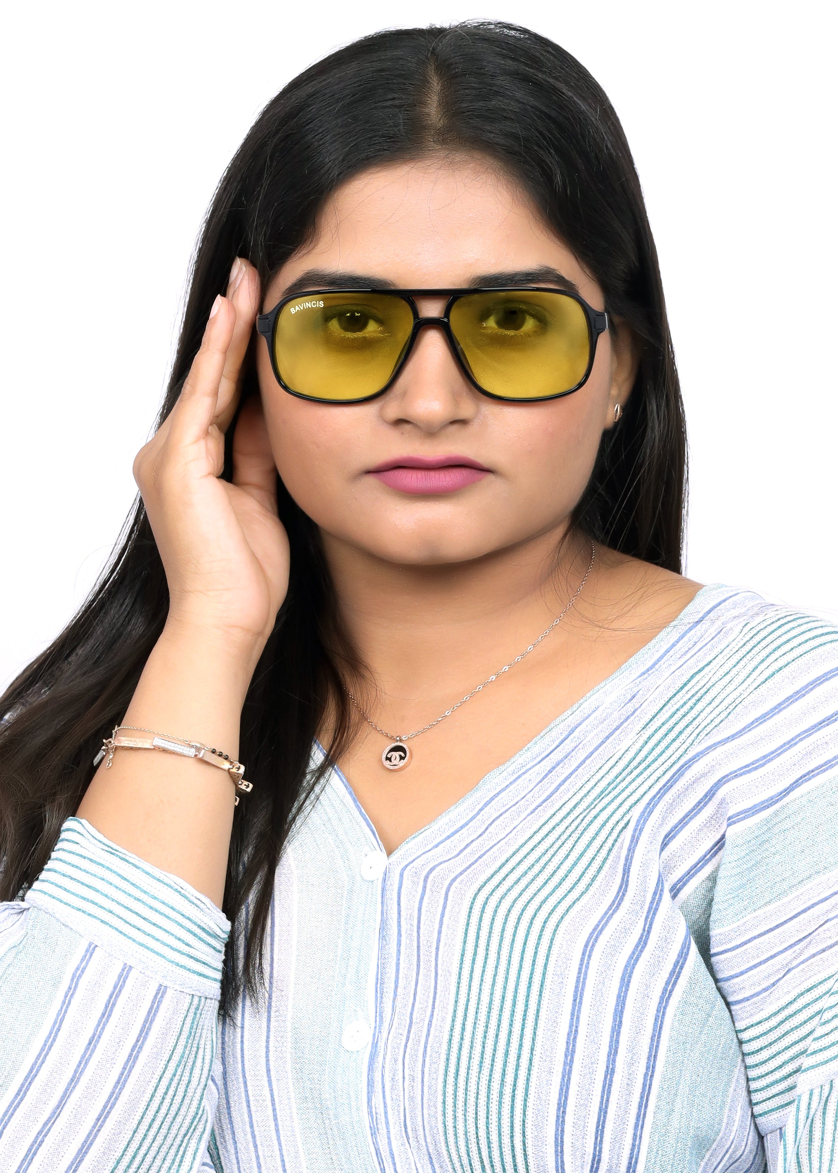 Bavincis Rebel Black And Yellow Edition Sunglasses