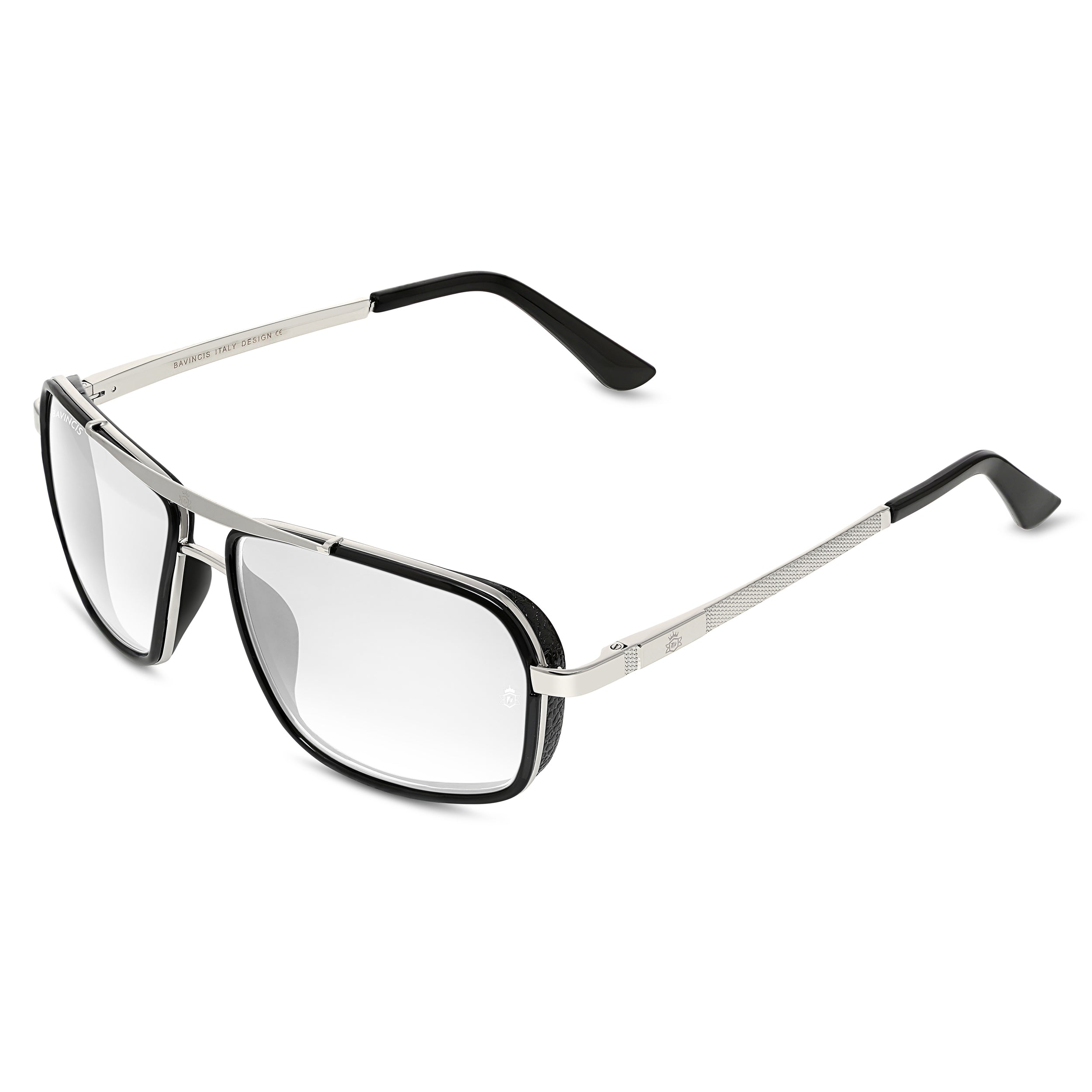 Bavincis Stanly D11 Silver And White Antiray Edition Sunglasses