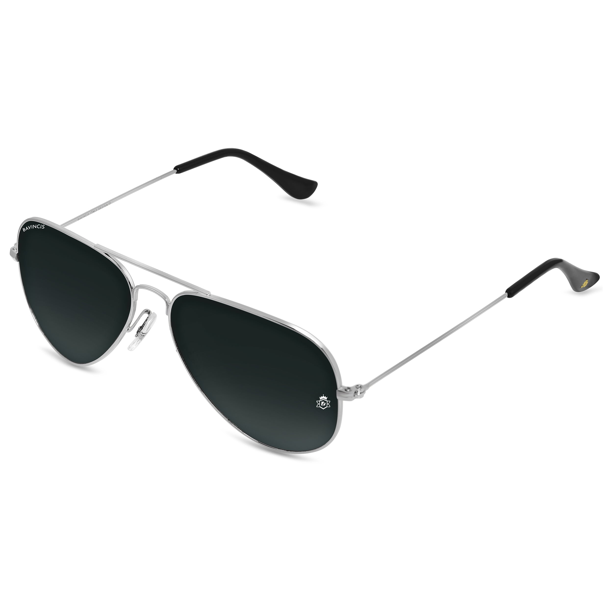 Bavincis Tommy Silver And Black Edition Sunglasses