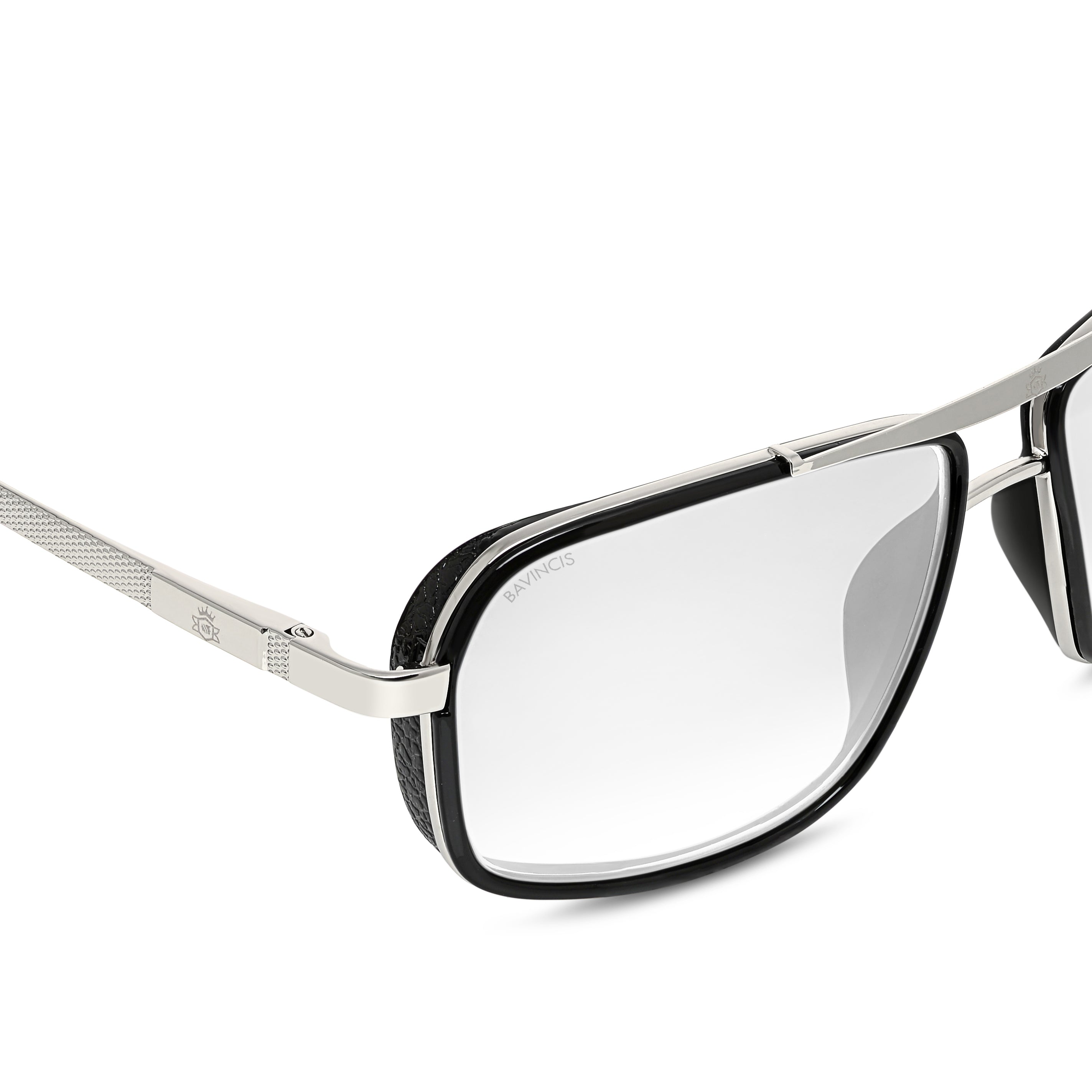 Bavincis Stanly D11 Silver And White Antiray Edition Sunglasses