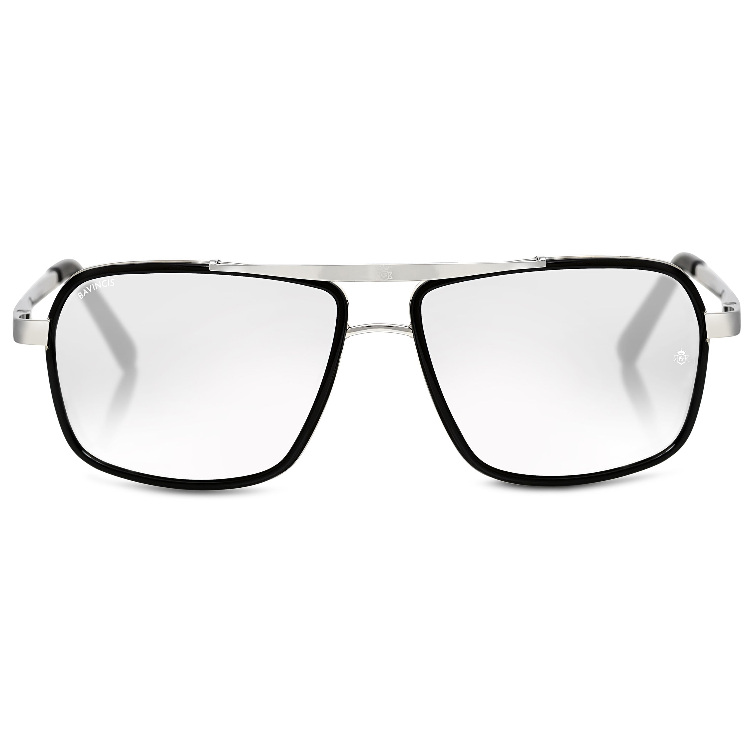 Bavincis Stanly D11 Silver And White Antiray Edition Sunglasses