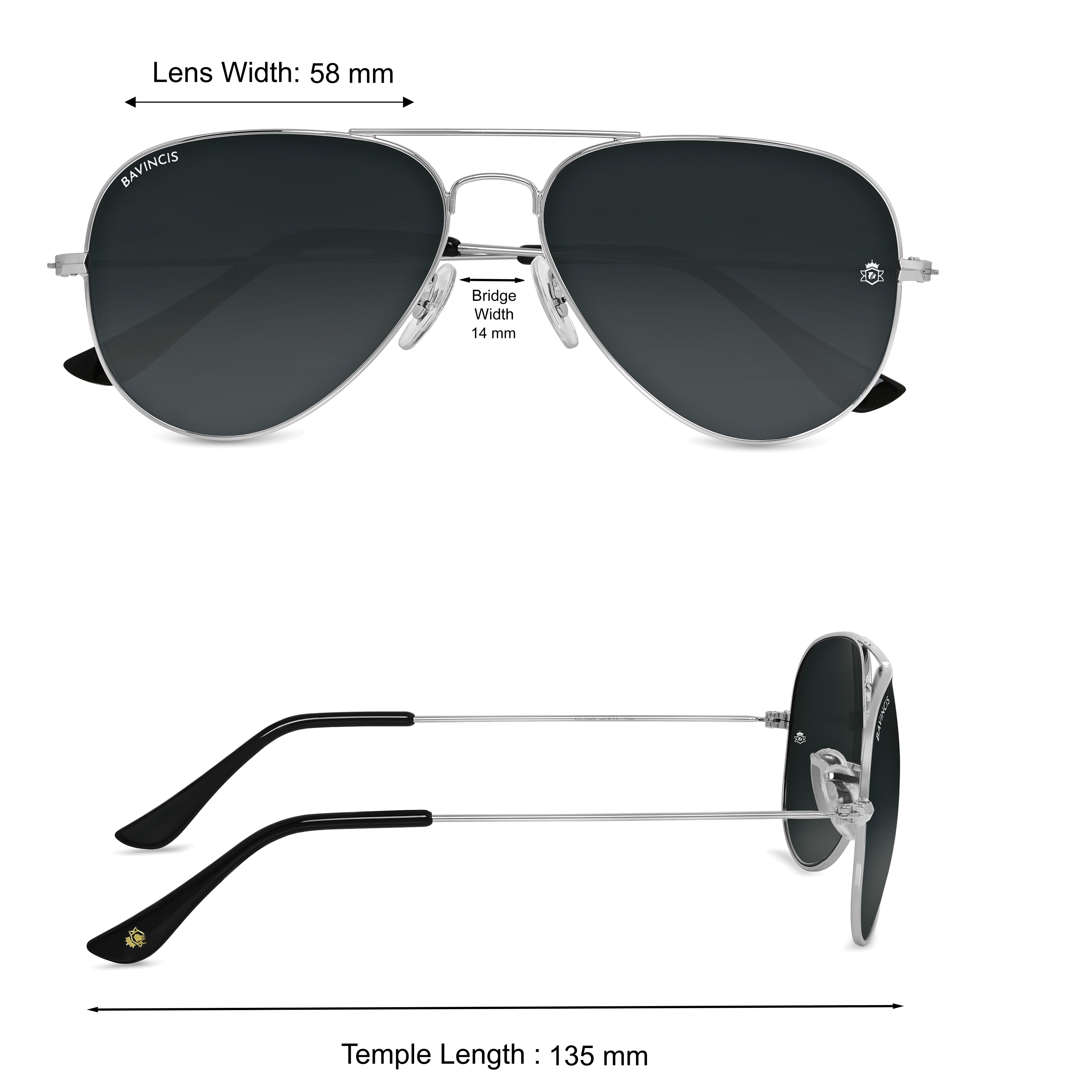 Bavincis Tommy Silver And Black Edition Sunglasses