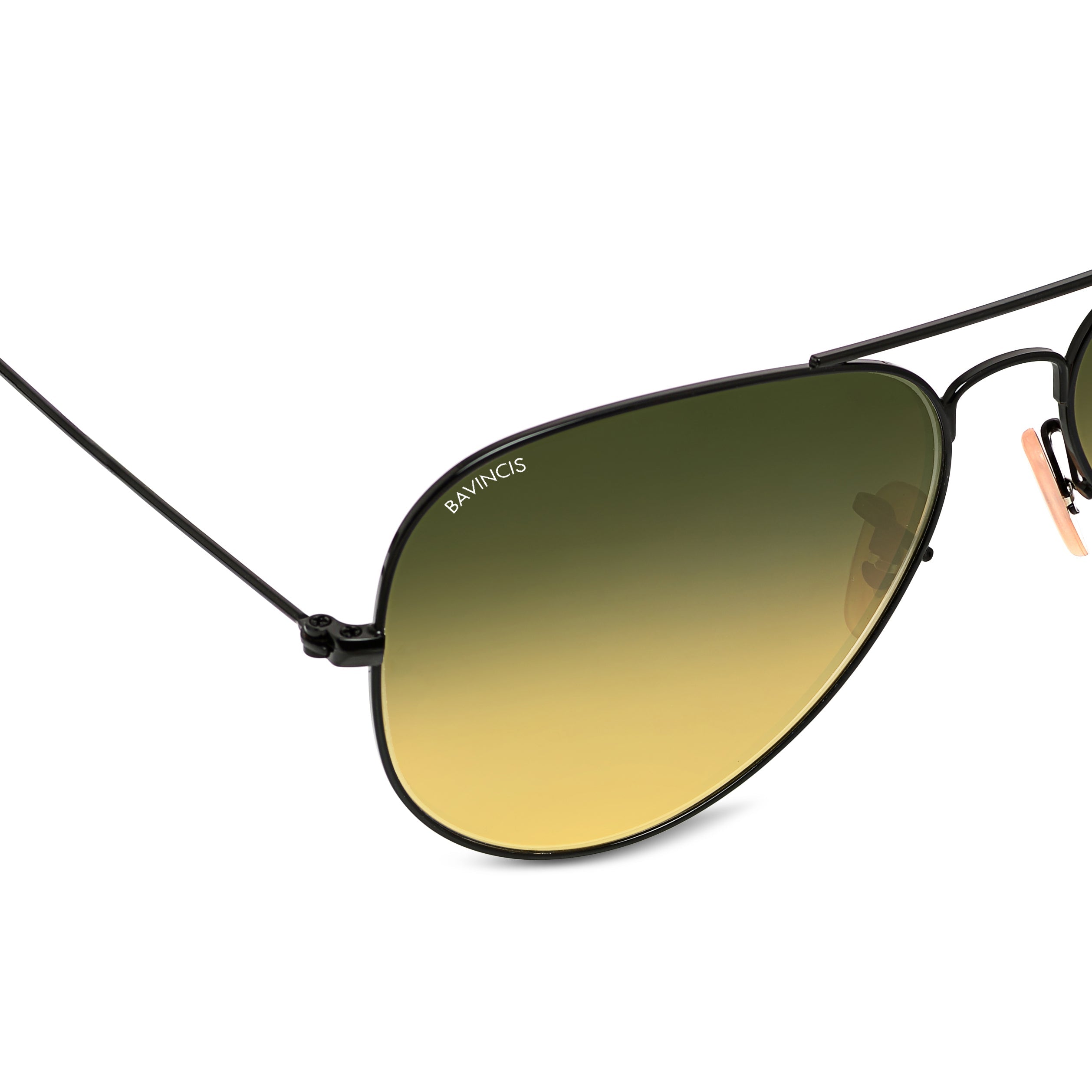 Bavincis Tommy Black And Green Gradient Edition Sunglasses