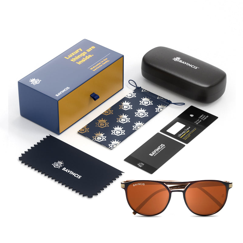Bavincis Calvert Brown And Brown Edition Sunglasses