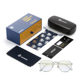 Bavincis Gemini silver and White AntiRay Edition Sunglasses