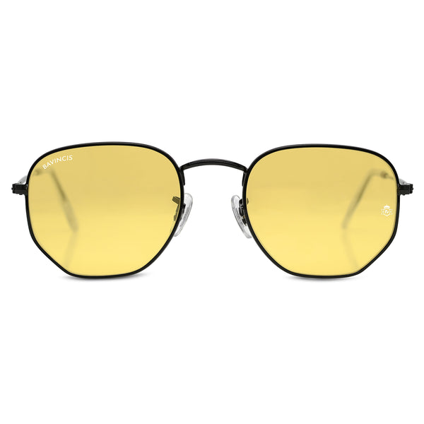 Bavincis Gemini Black And Yellow Edition Sunglasses - BAVINCIS