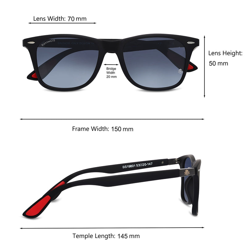 Bavincis Alito Matt Black And Black Edition Sunglasses - BAVINCIS