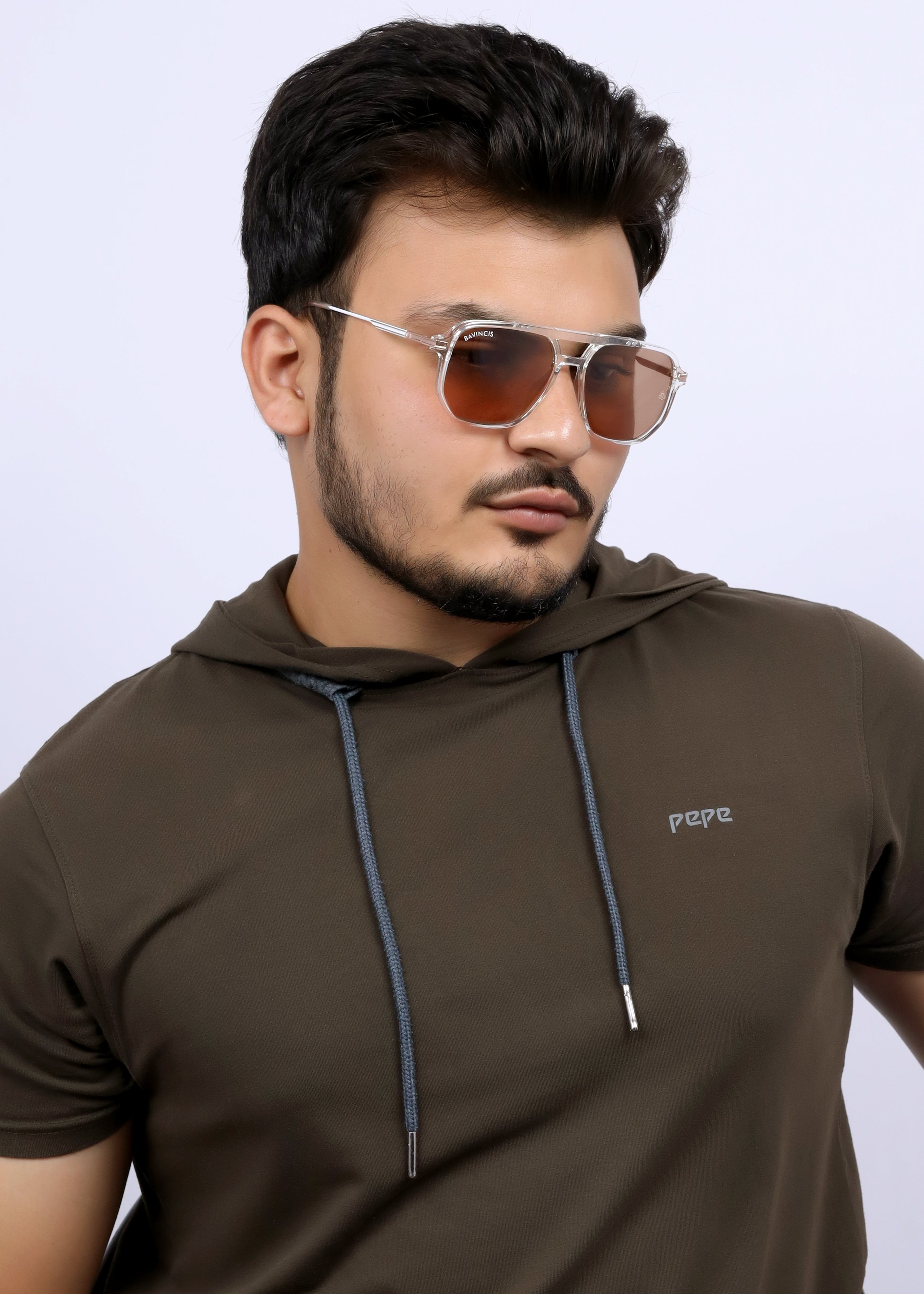 Bavincis Fixton transparent And Brown Edition Sunglasses