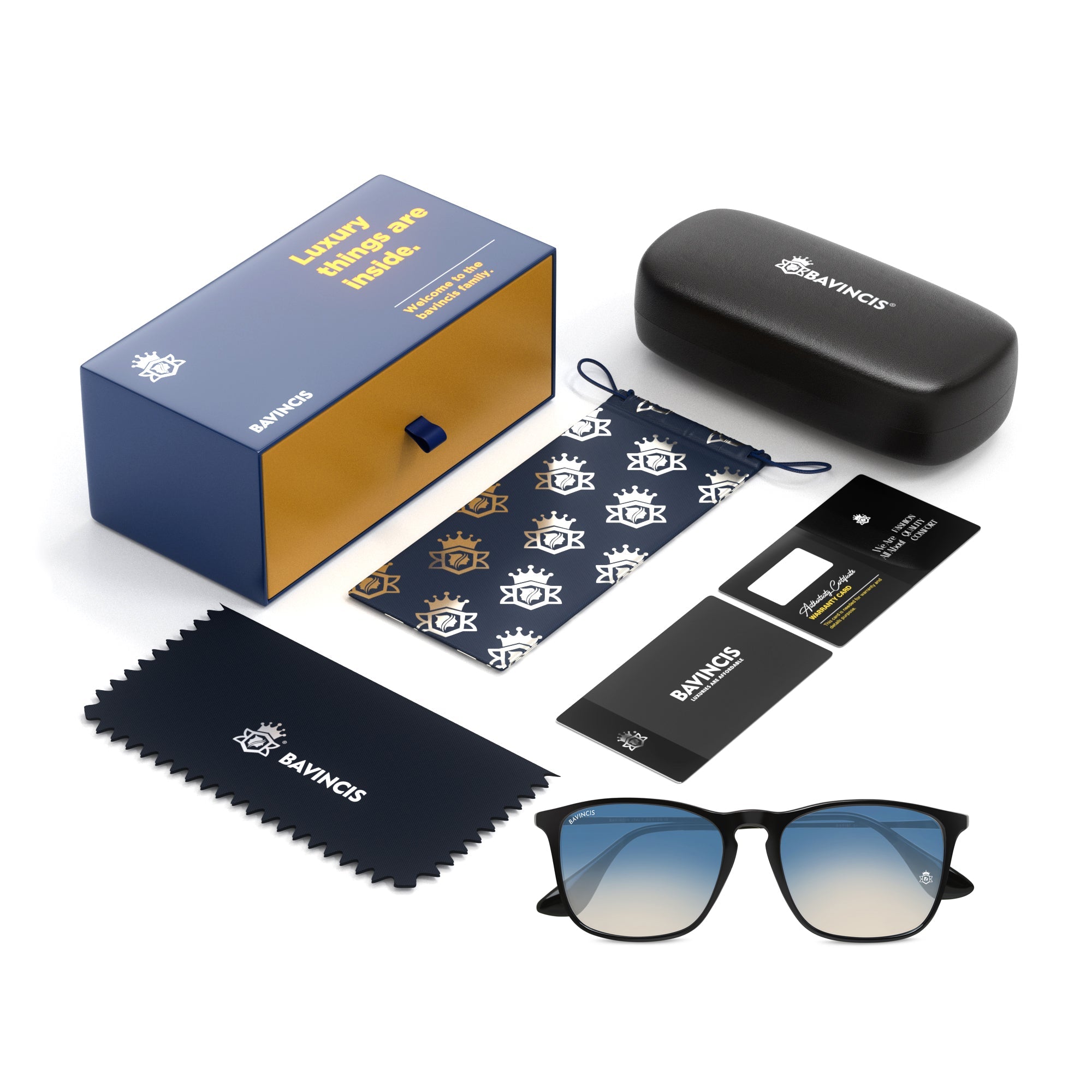 Bavincis Miller Black And Blue Gradient Edition sunglasses