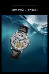 Bavincis Marcia Silver and Black I Automatic Watch - BAVINCIS