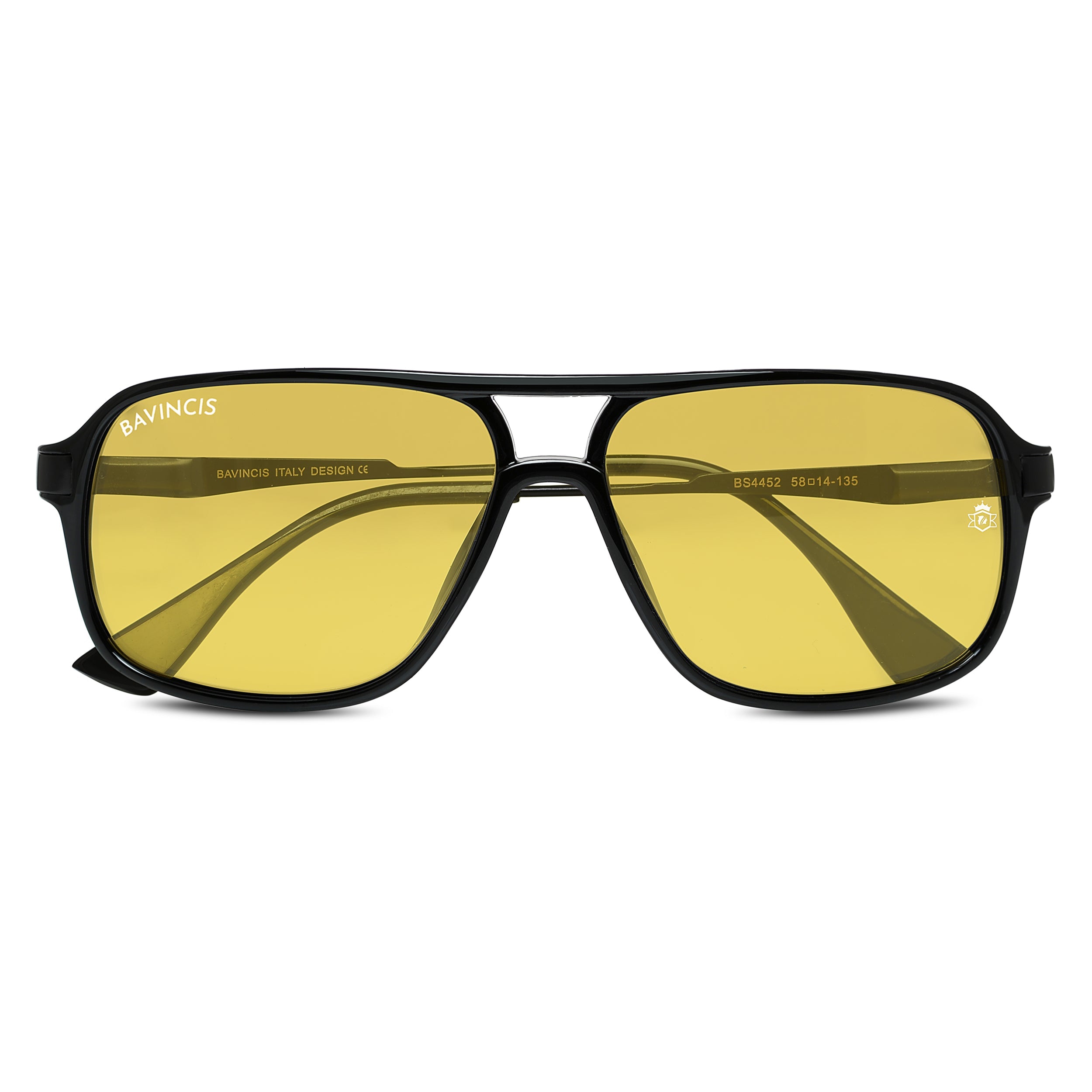 Bavincis Rebel Black And Yellow Edition Sunglasses