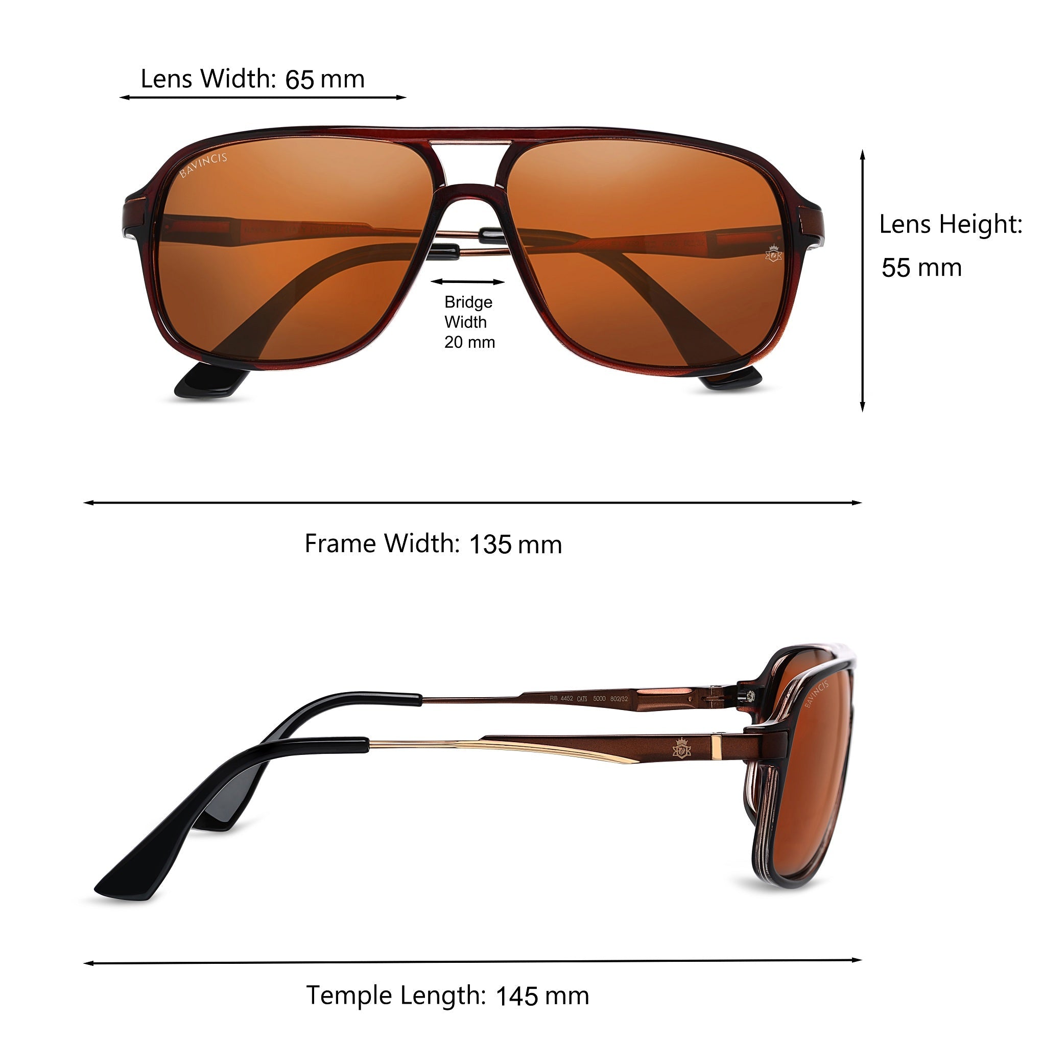 Bavincis Rebel Brown And Brown Edition Sunglasses - BAVINCIS