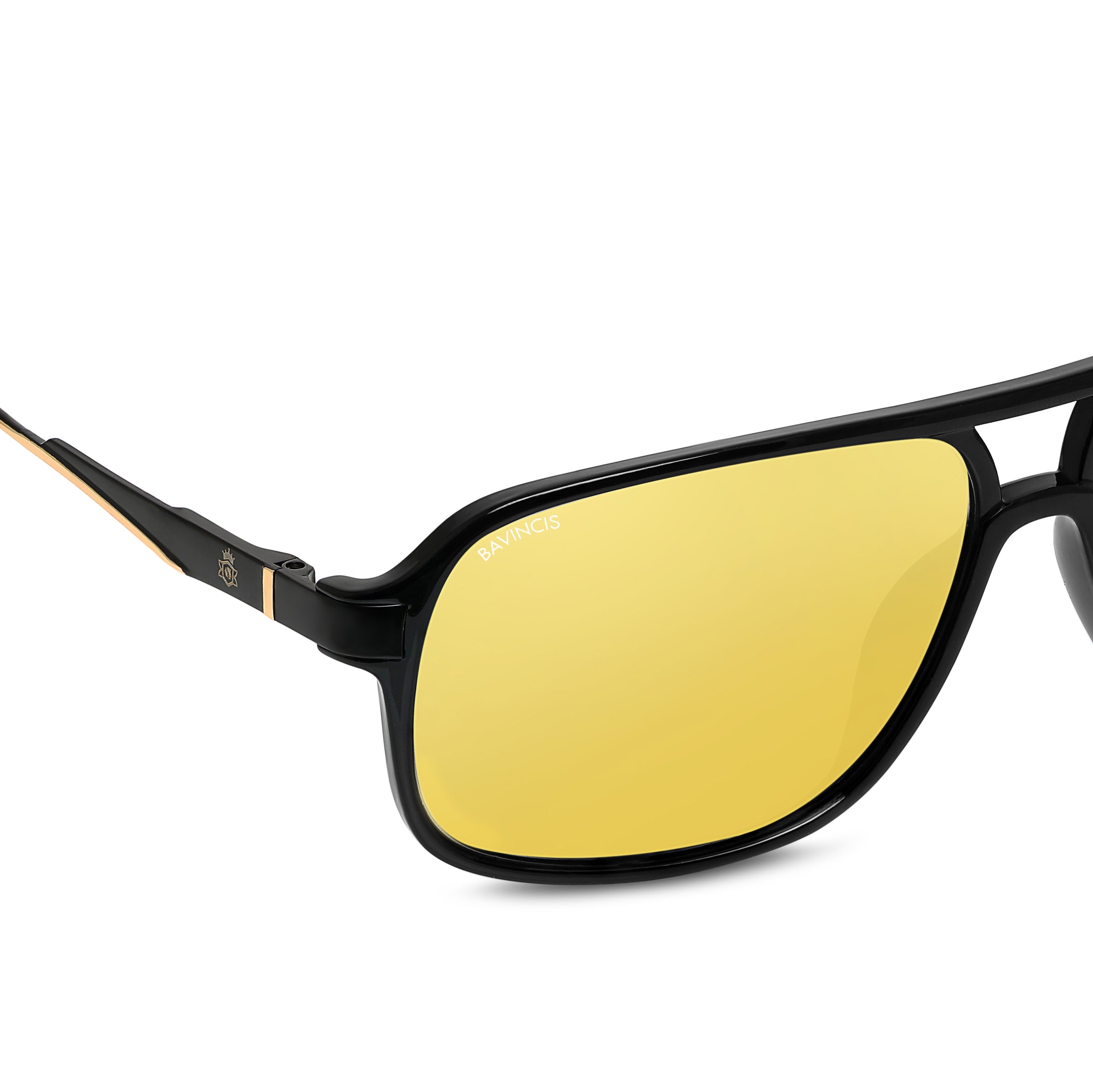 Bavincis Rebel Black And Yellow Edition Sunglasses