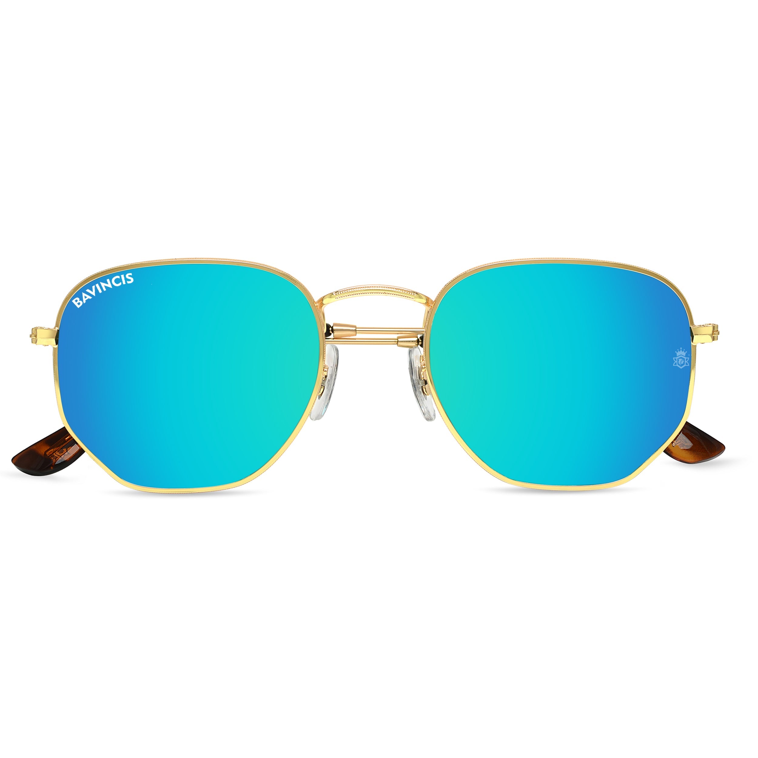 Bavincis Gemini Gold And Blue Mercury Edition Sunglasses