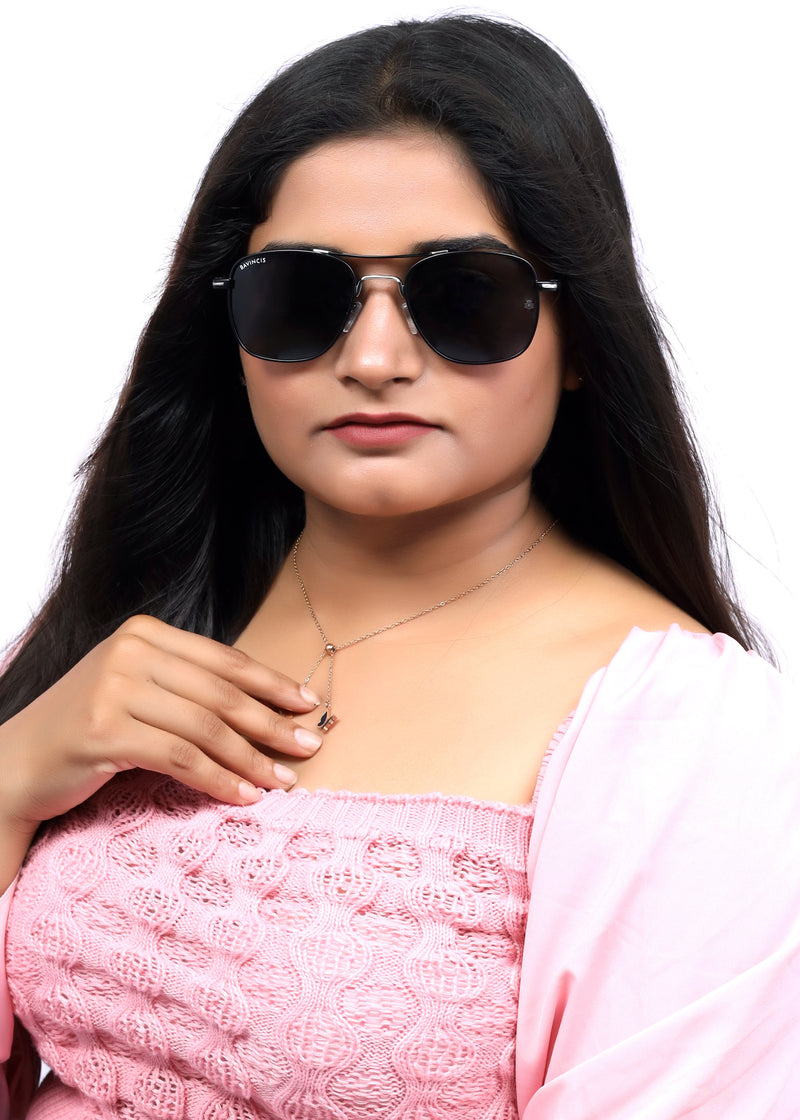Bavincis Focal Silver And Black Edition Sunglasses