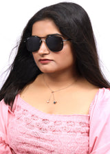 Bavincis Focal Silver And Black Edition Sunglasses