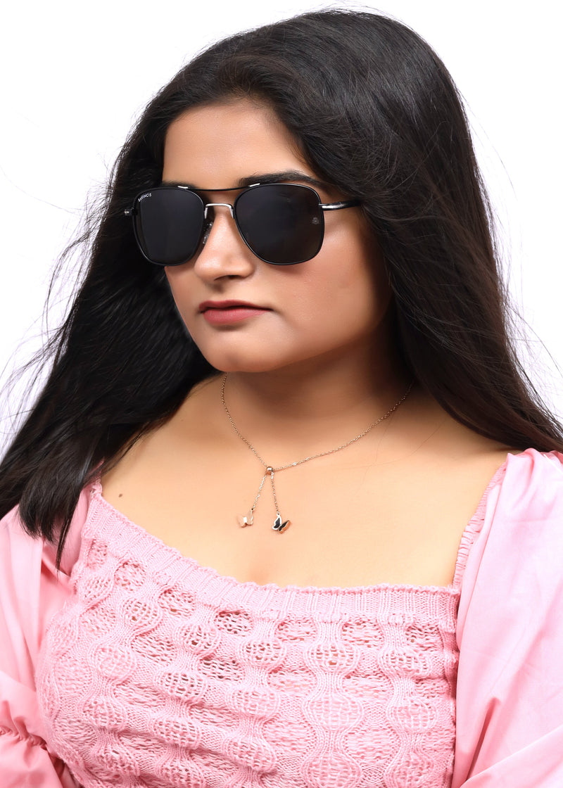 Bavincis Focal Silver And Black Edition Sunglasses