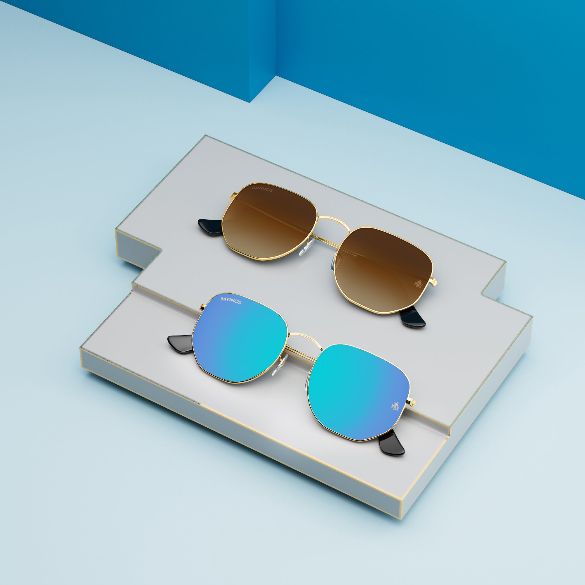 Bavincis Gemini & Gemini Edition Couple Sunglasses