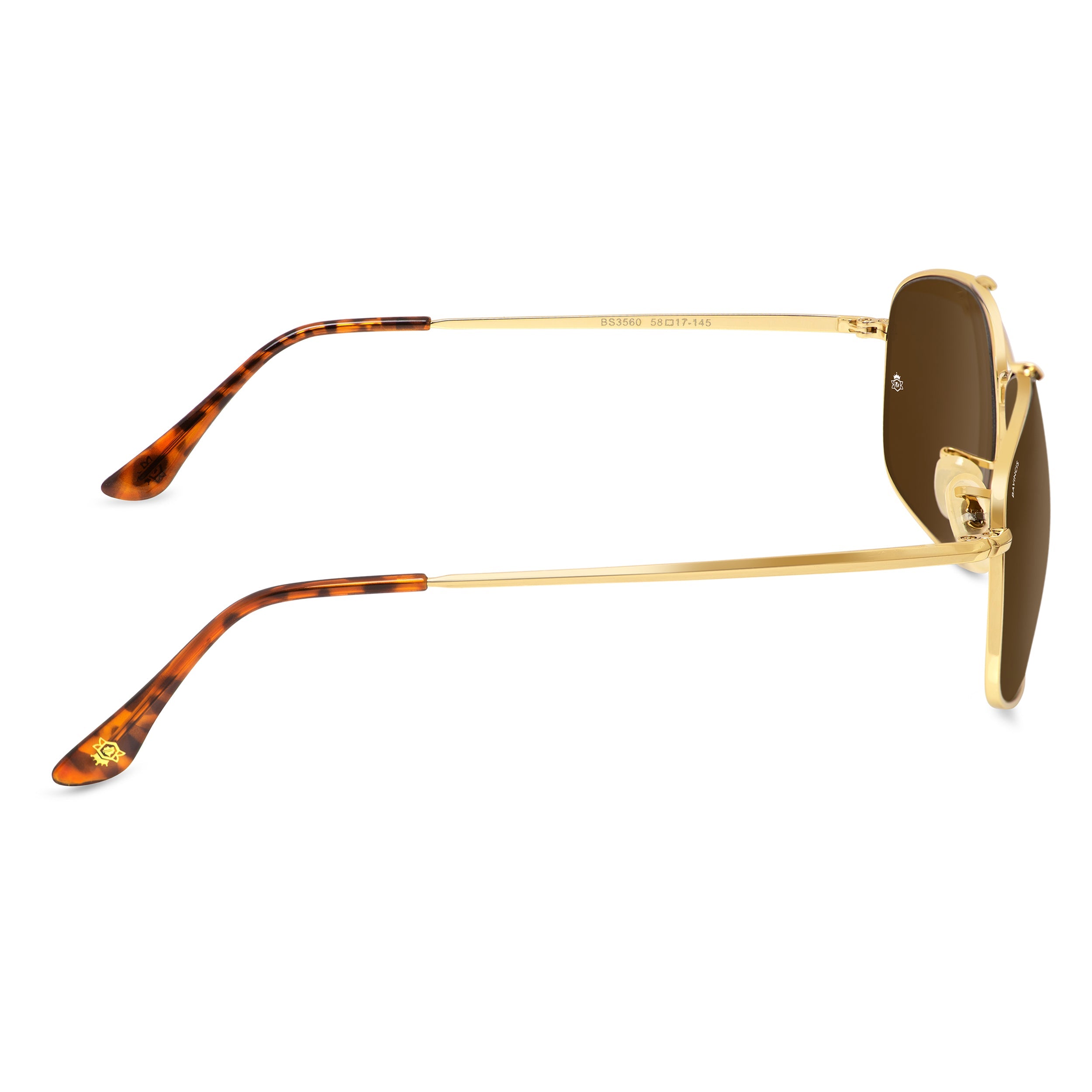 Bavincis Linford Gold And Brown Edition Sunglasses