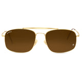 Bavincis Linford Gold And Brown Edition Sunglasses