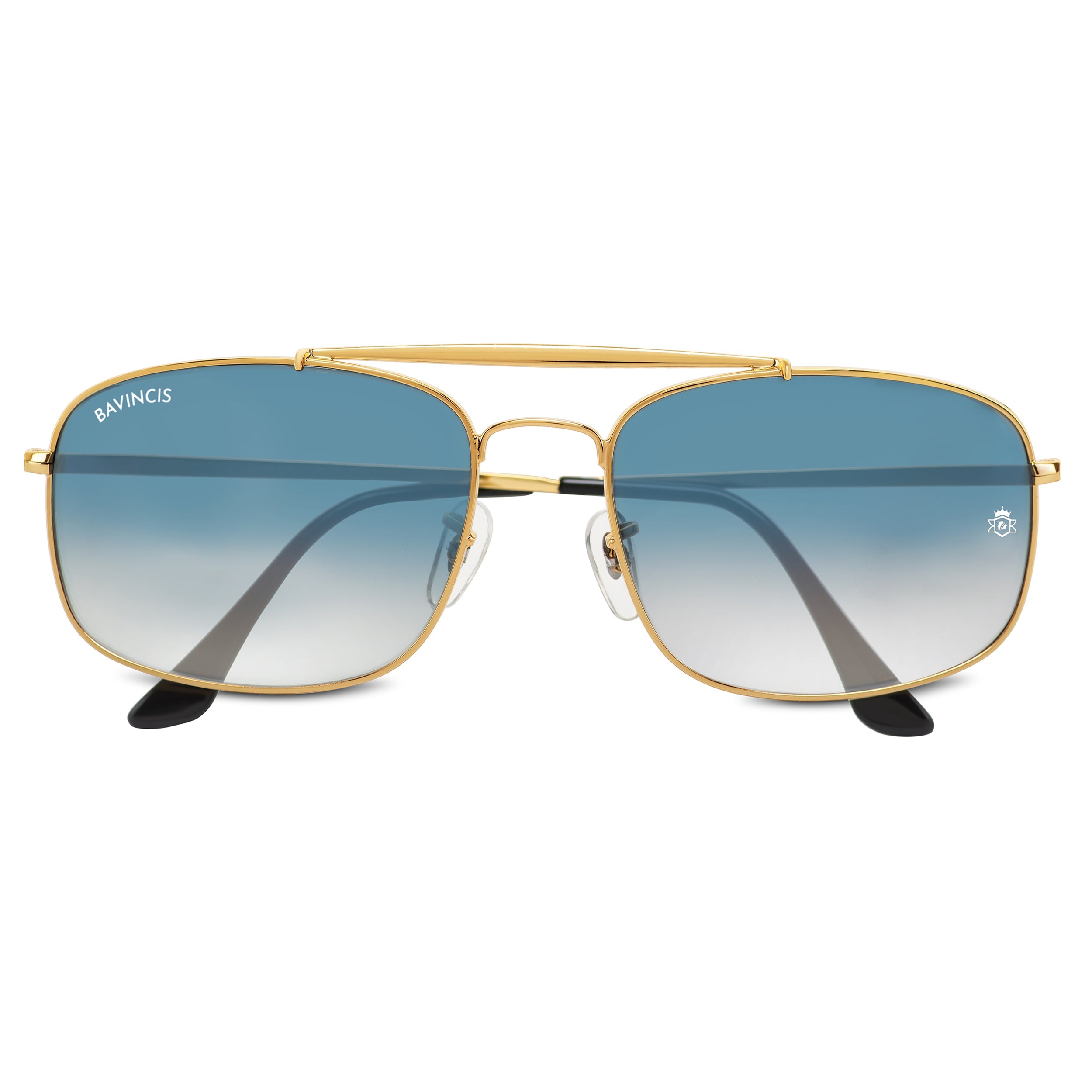 Bavincis Linford Gold And Blue Gradient Edition Sunglasses