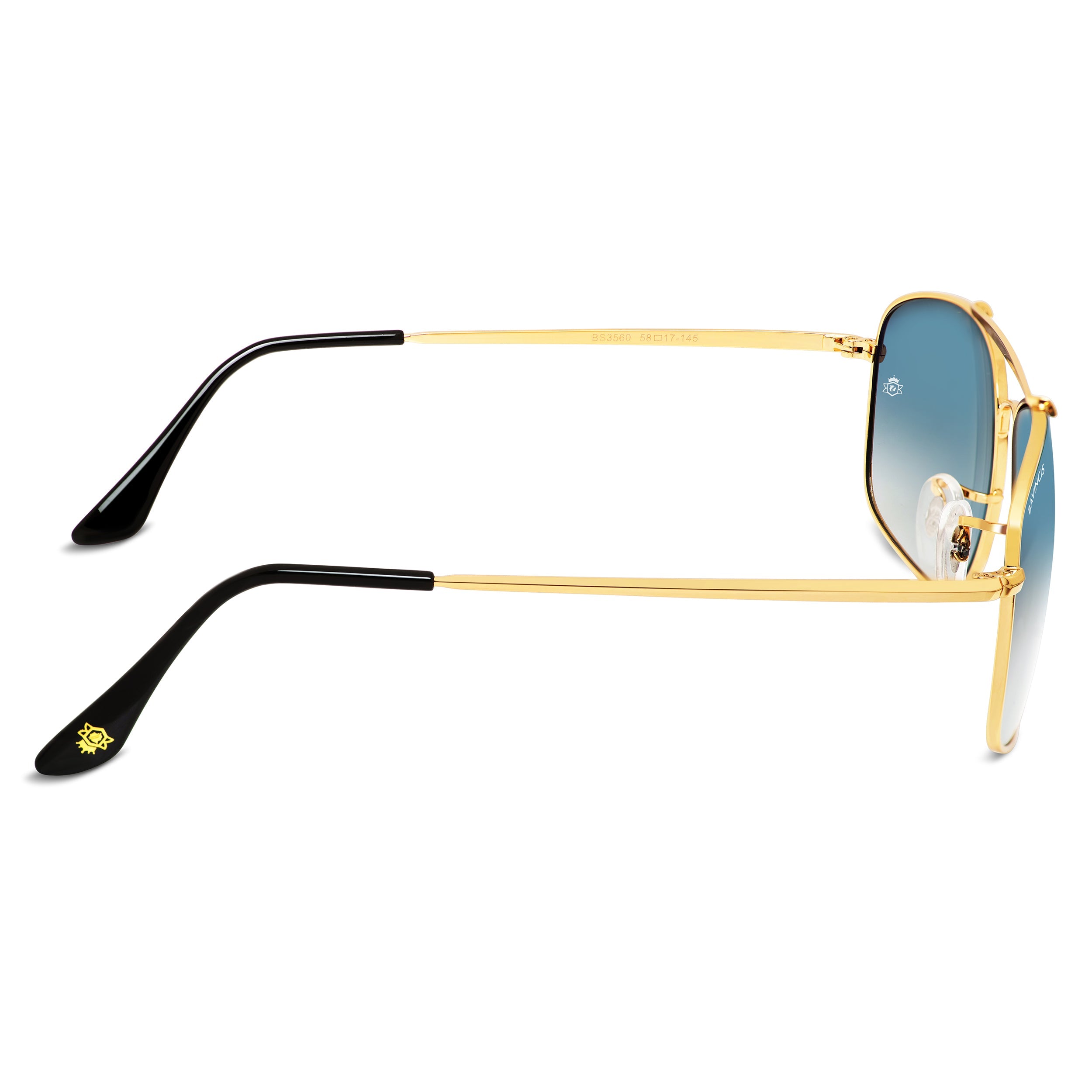 Bavincis Linford Gold And Blue Gradient Edition Sunglasses