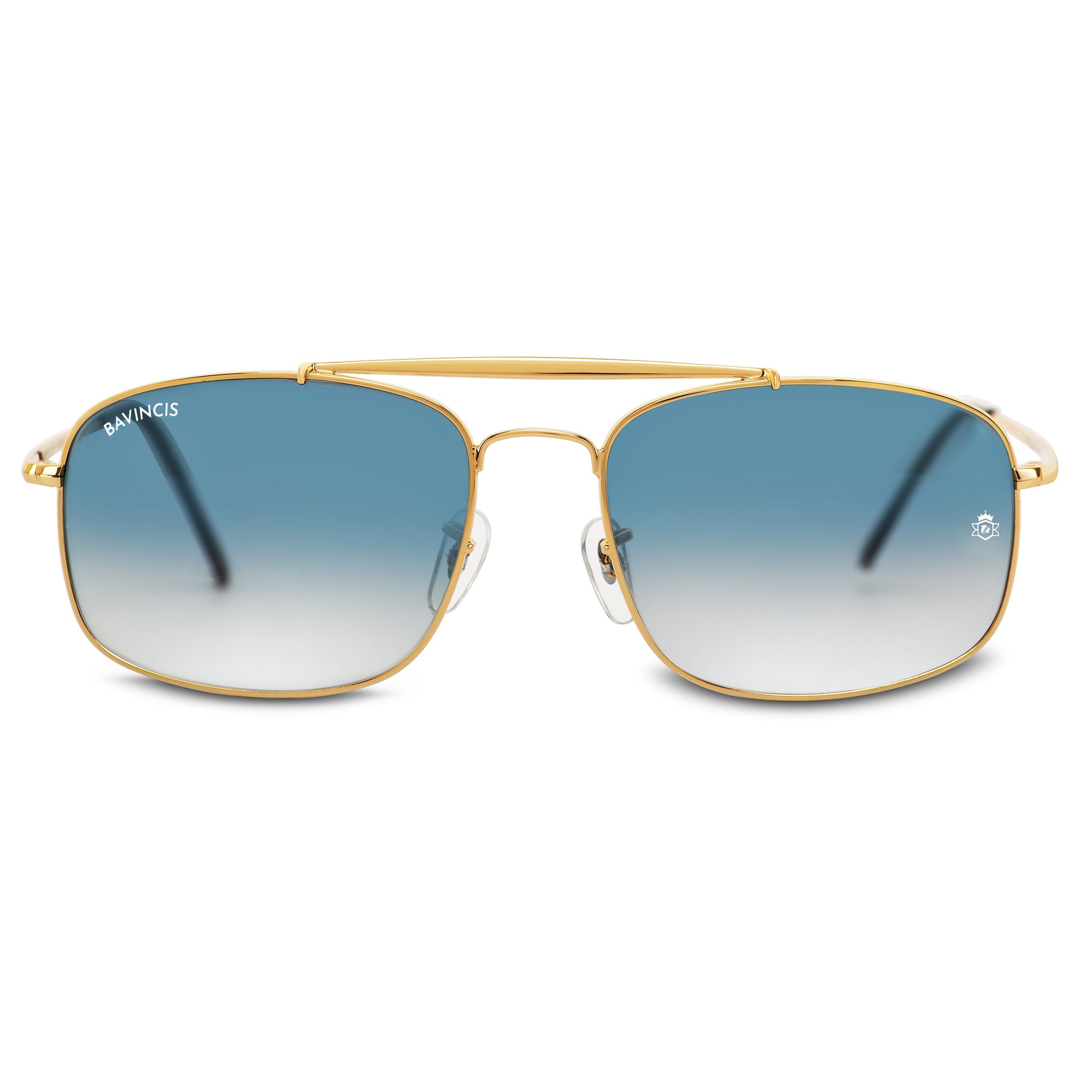 Bavincis Linford Gold And Blue Gradient Edition Sunglasses