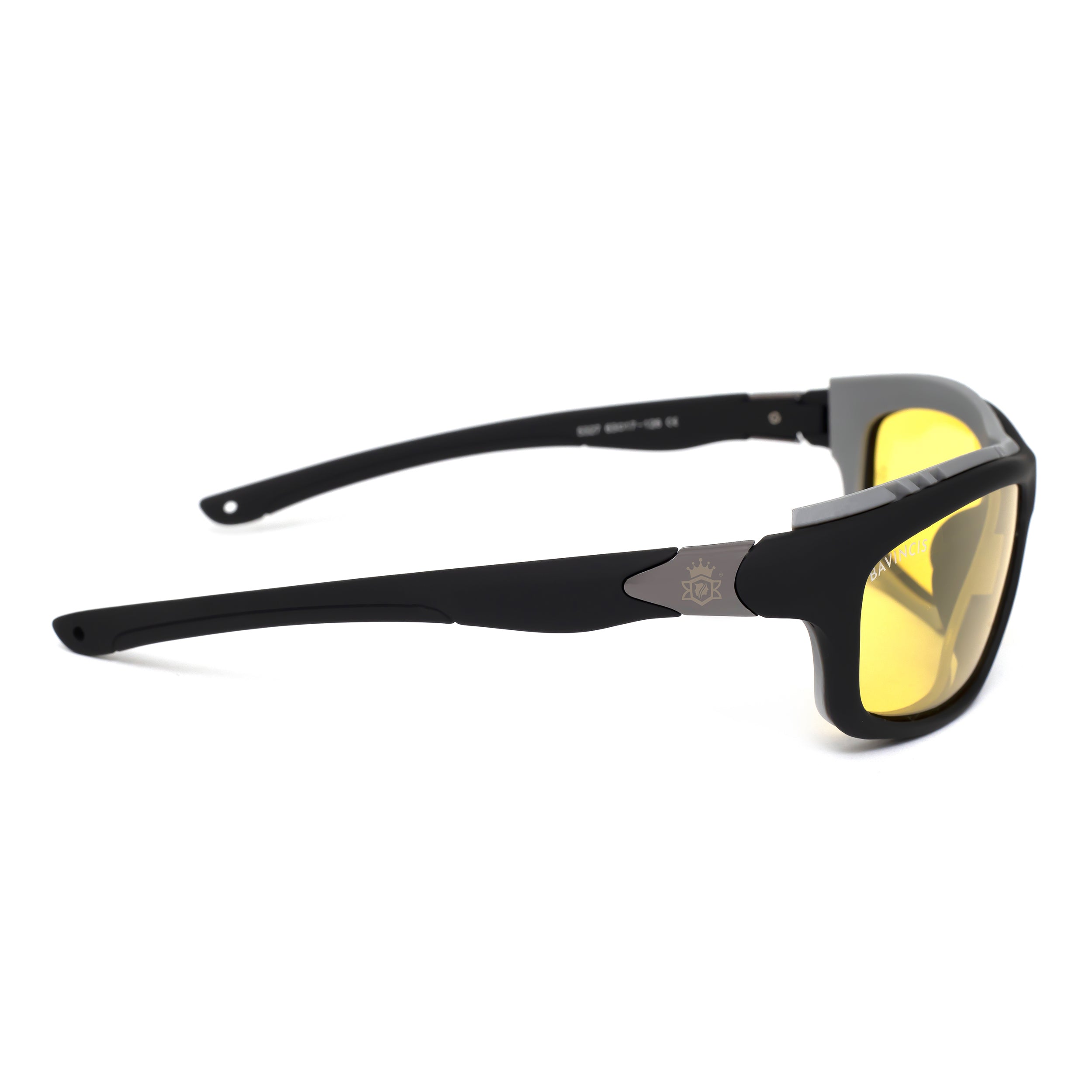 Bavincis Albert Black and Yellow Sports Edition Sunglasses