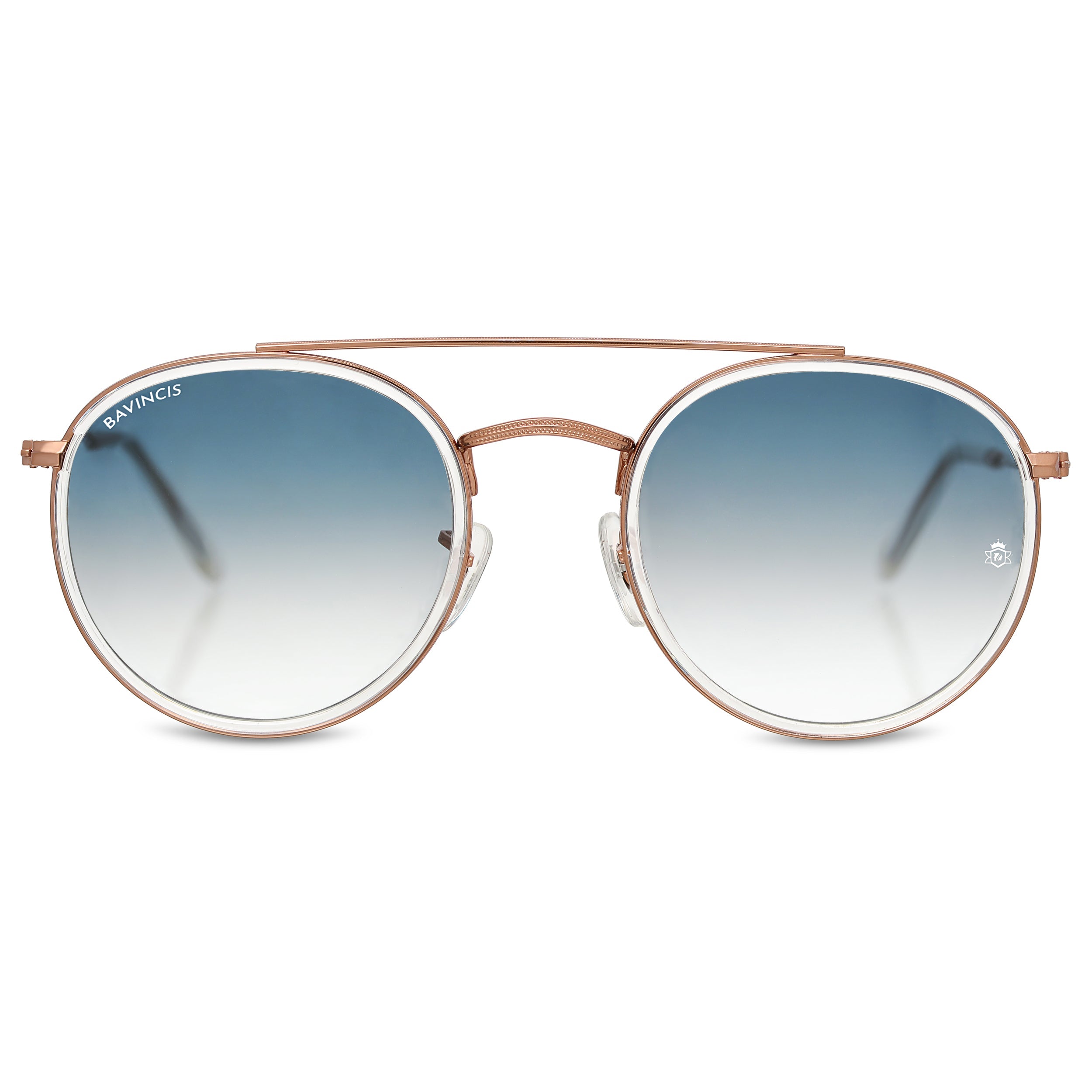 Bavincis Joyce Rose Gold And Grey Gradient Edition sunglasses