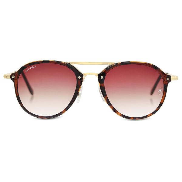 Bavincis Walker Gold And Brown Gradient Edition Sunglasses - BAVINCIS