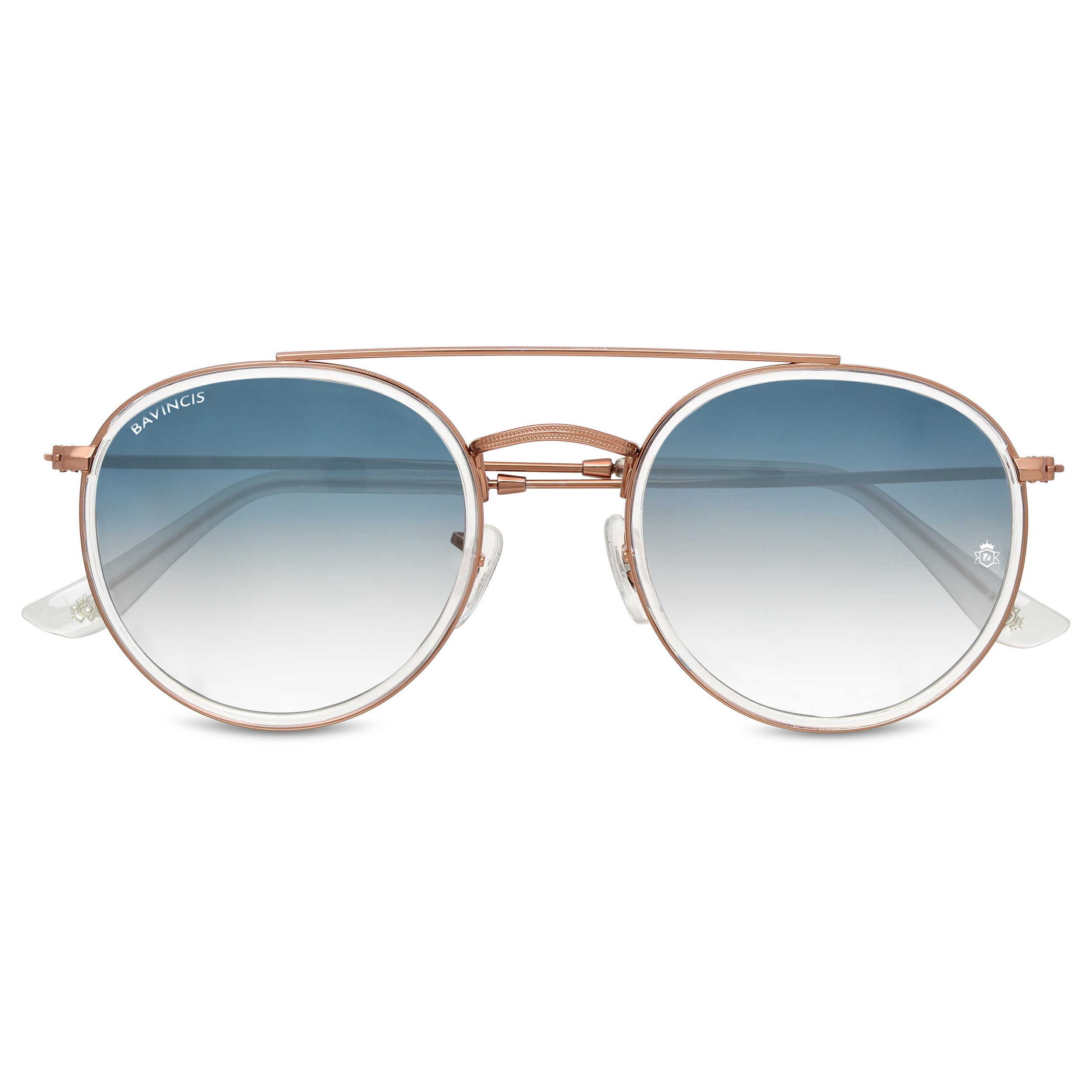 Bavincis Joyce Rose Gold And Grey Gradient Edition sunglasses