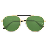 Bavincis Caliber Gold And Green Edition sunglasses - BAVINCIS