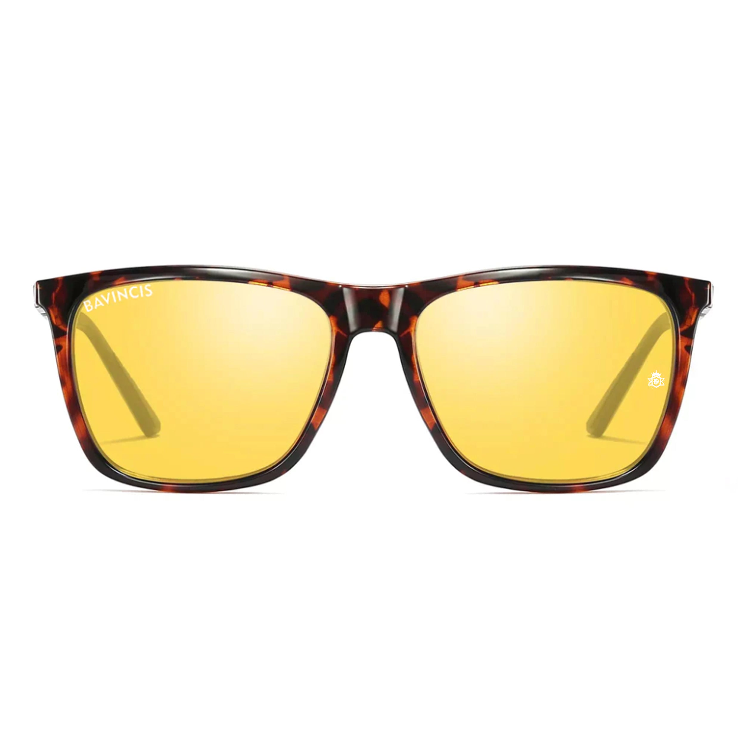 Bavincis Flair Brown And Yellow Edition Sunglasses